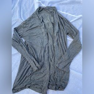 Gray cardigan